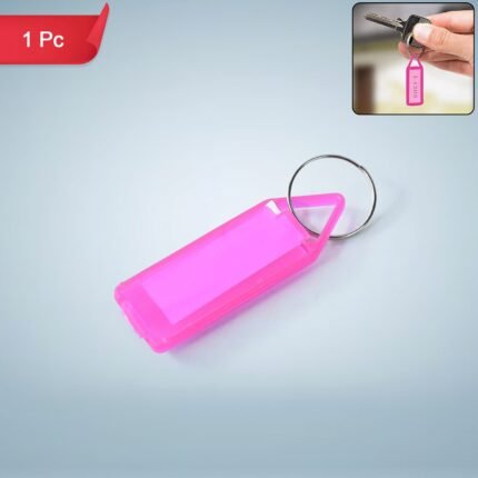 Stylish Keychain Tag Label Decorative Durable Accessory for Keys, Bags, and More