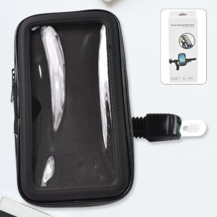 Weather-Resistant Phone Holder Case Bike Mount (1 Pc): Secure and Convenient Mount for Phones on Your Bicycle