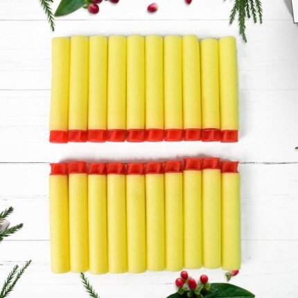 Refill Bullet for Toy Guns Soft Foam Darts with Round Heads Compatible with Blaster Guns 20 Pcs Set