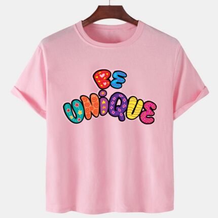 UNISEX Premium Quality  Dot Knit Printed T-Shirt